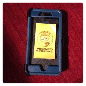 iPhone 7 Plus “Otter Defender”case & belt holster.